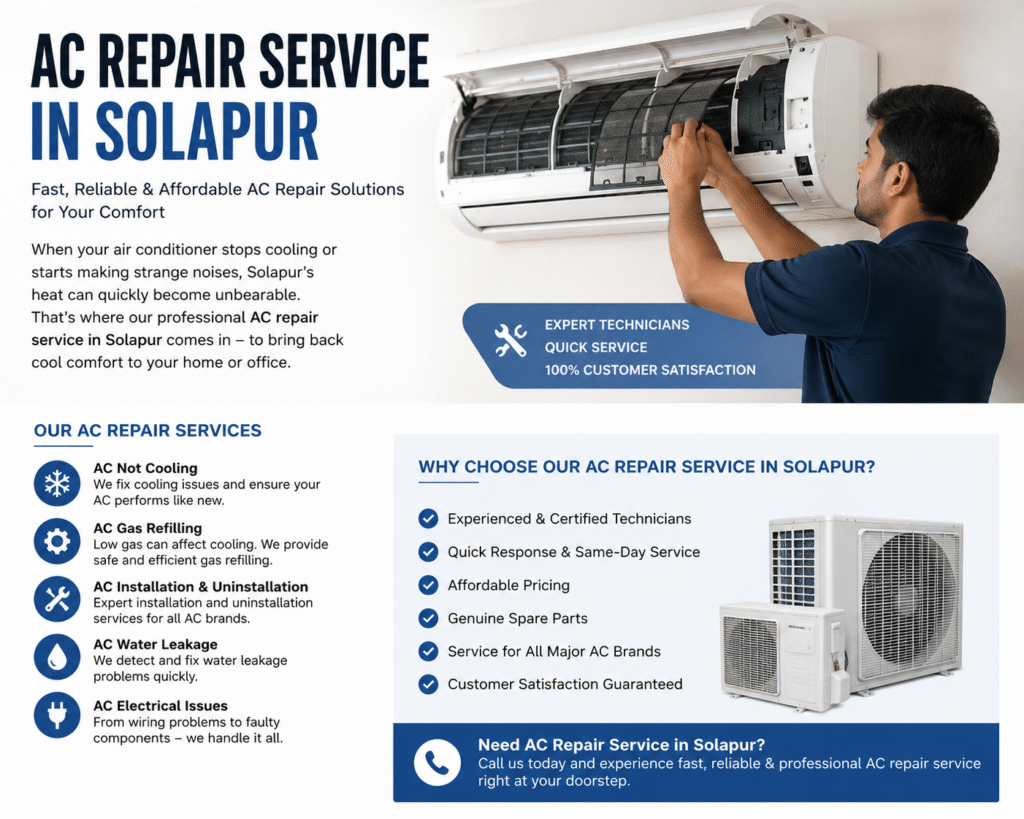 AC Repair Services in Solapur