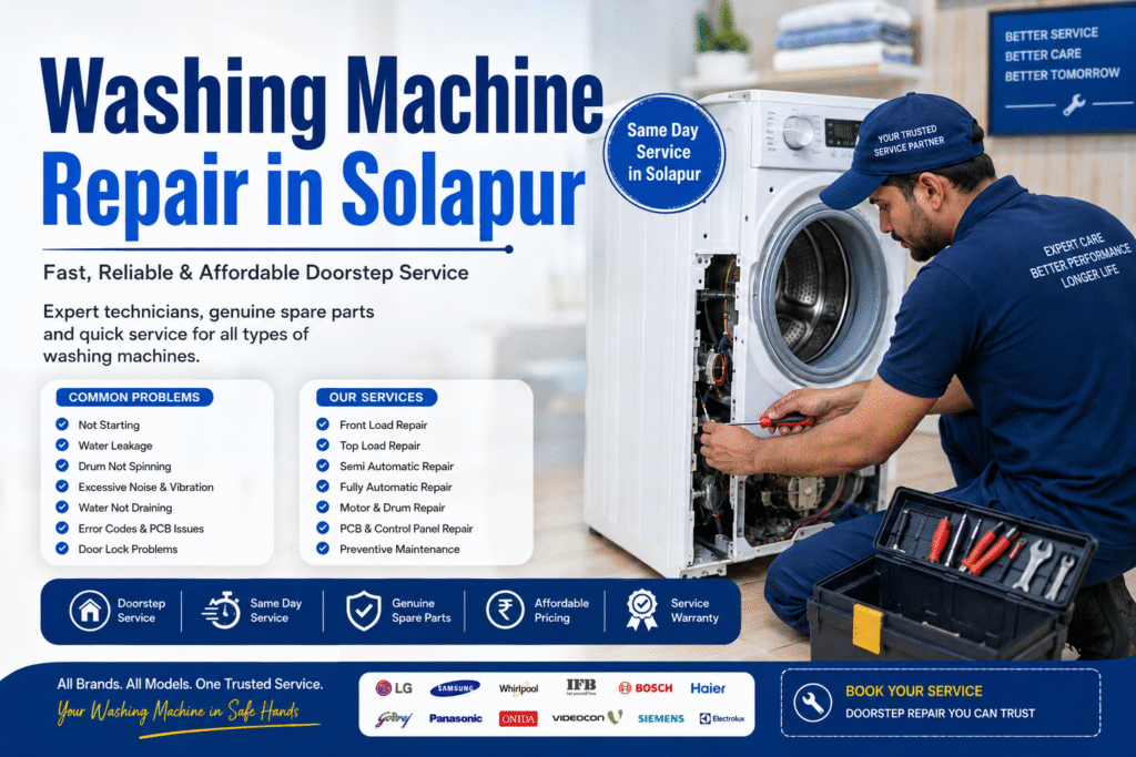 Washing Machine Repair Service in Solapur