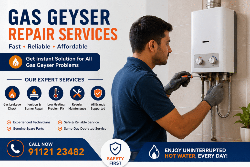 Gas Geyser Repair Services in Solapur