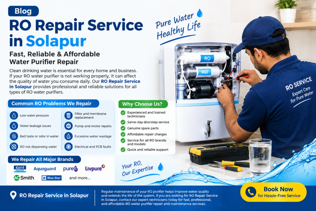 RO Repair Service in Solapur